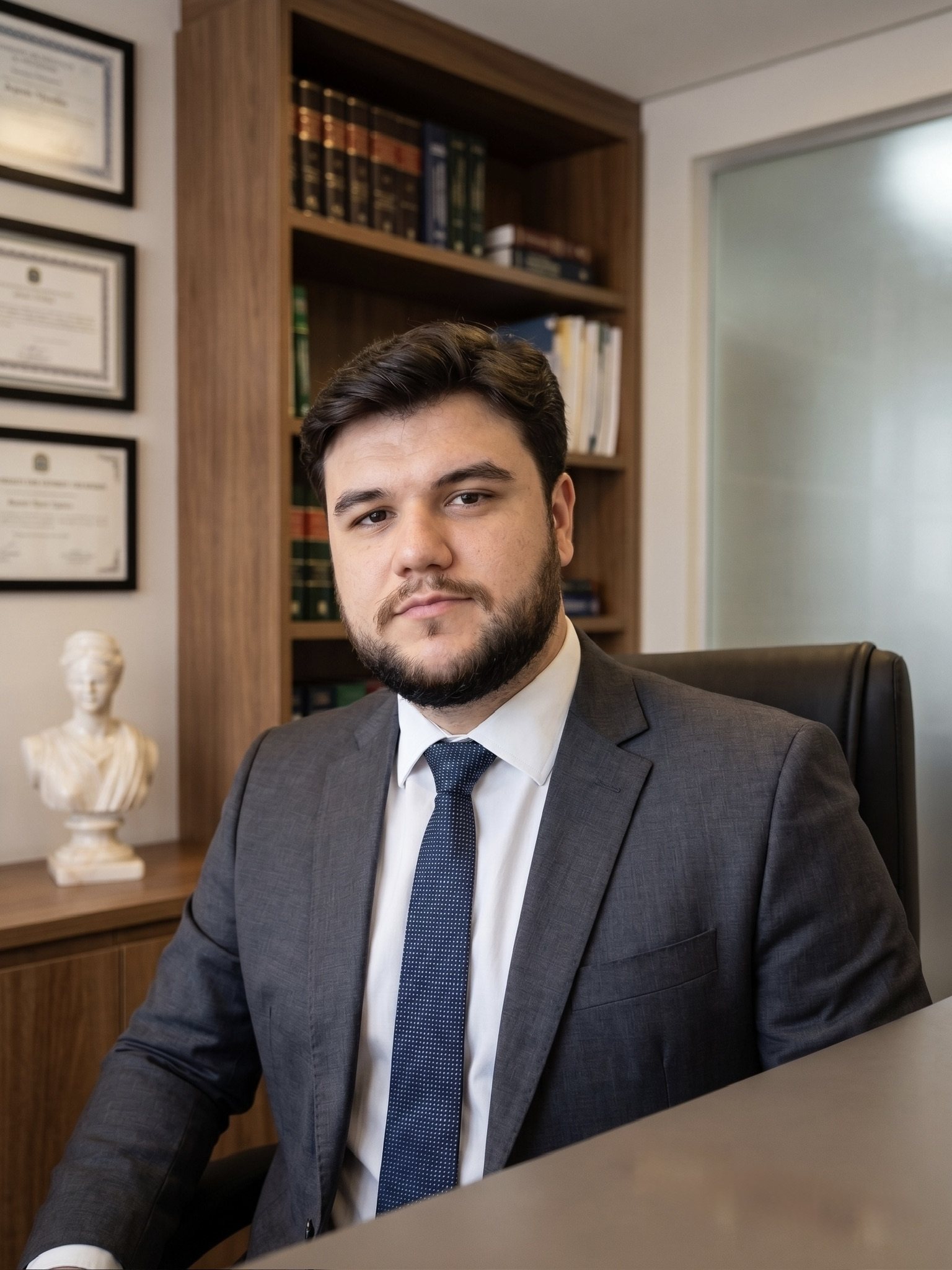 Dr. José Pavan em seu escritório